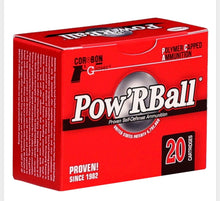 Load image into Gallery viewer, CorBon Pow'RBall 9mm Luger +P Ammo 100 Grain Polymer Tip