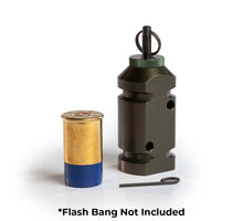 Load image into Gallery viewer, Fith Ops Perimeter Camp Safe Gen3 Trip Alarm - 12 Gauge OD Green 6061 Aluminum