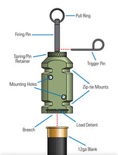 Load image into Gallery viewer, Fith Ops Perimeter Camp Safe Gen3 Trip Alarm - .22 cal, 308 Blank &amp; 209 Primer Adapters
