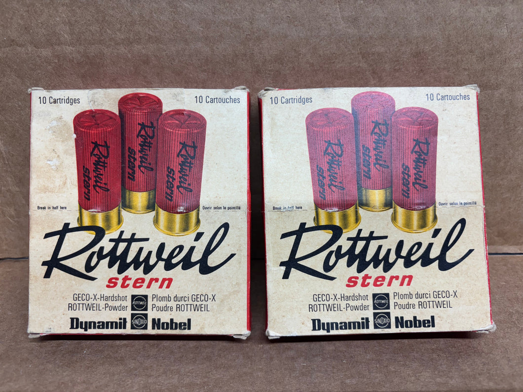 12 Gauge Rottweil Stern GECO-X-Hardshot 2 1/4mm 8 Trap