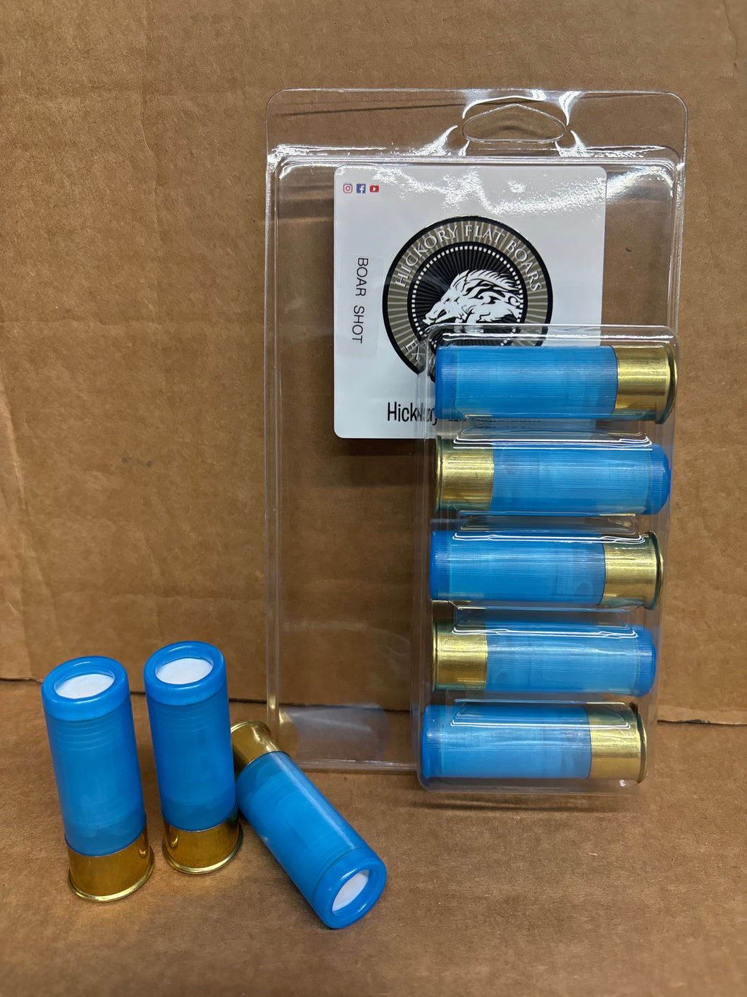 12 Gauge Boar Shot 2 .58 cal Musket Balls