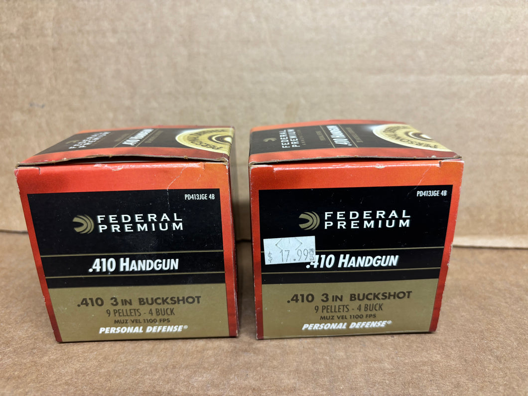 .410 3 inch Buckshot 9 Pellets-4 Buck