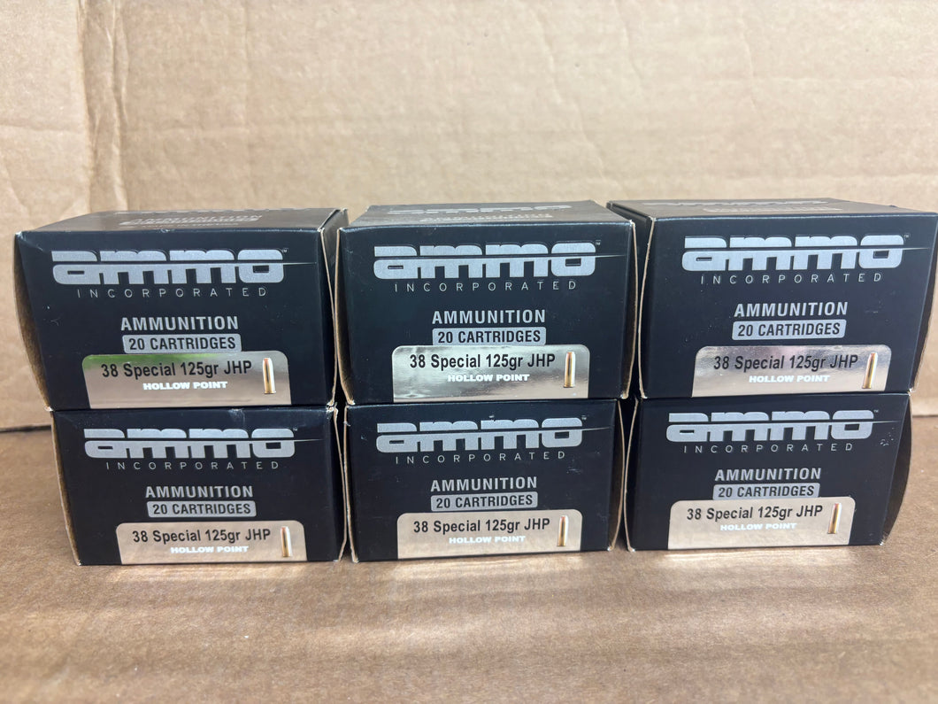.38 Special 125 Grain JHP