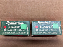 Load image into Gallery viewer, 30 Mauser (7.63mm) 85 grain metal case bullet Remington
