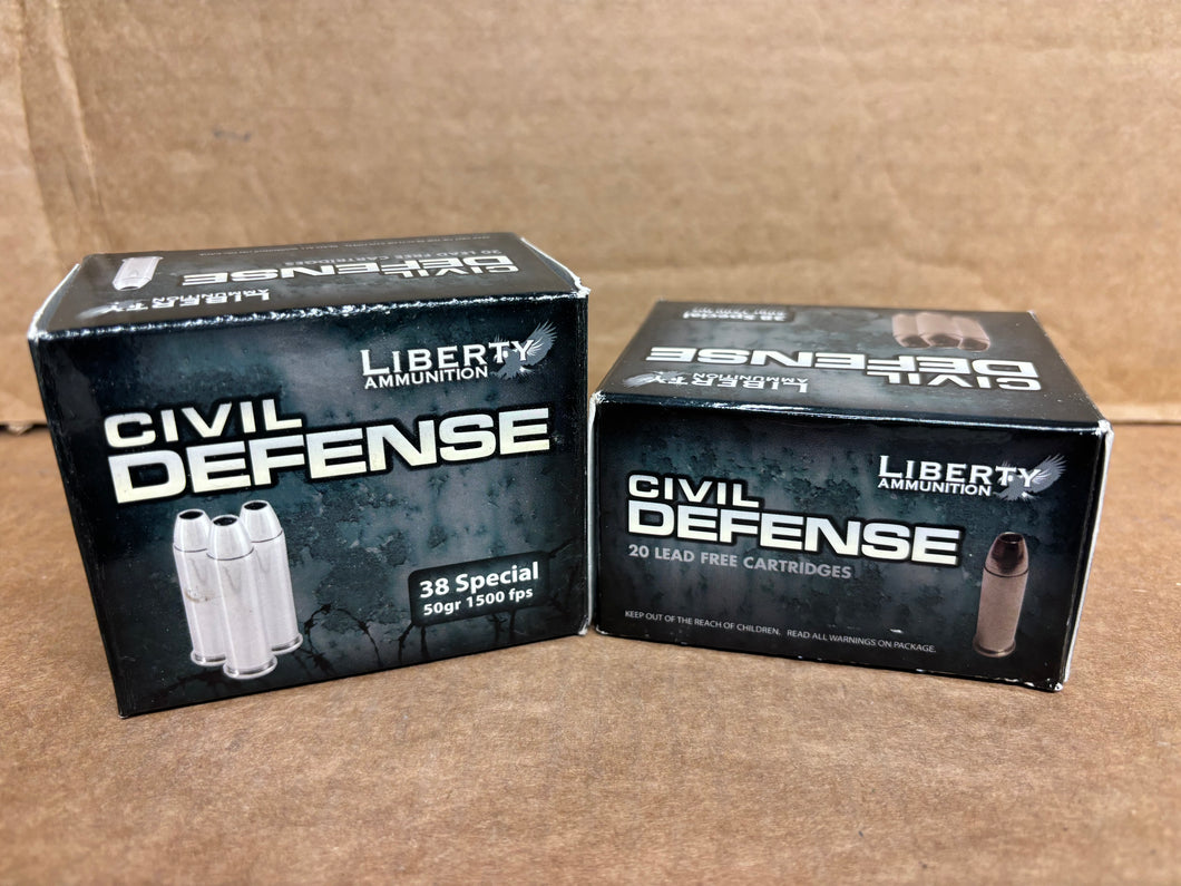 .38 Special 50 Grain Civil Defense