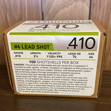 Load image into Gallery viewer, 410 Gauge #6 Lead Shot
