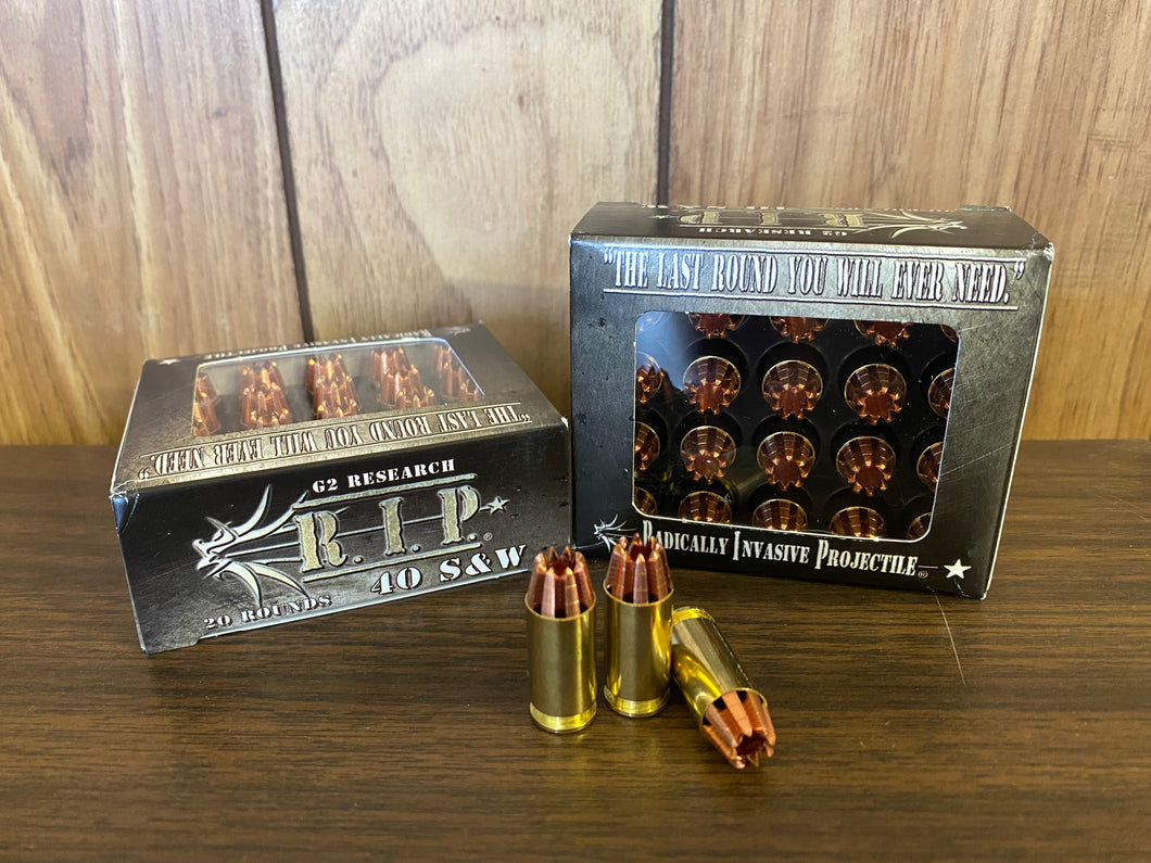 RIP 40 S&W G2 Research, 115 Grain