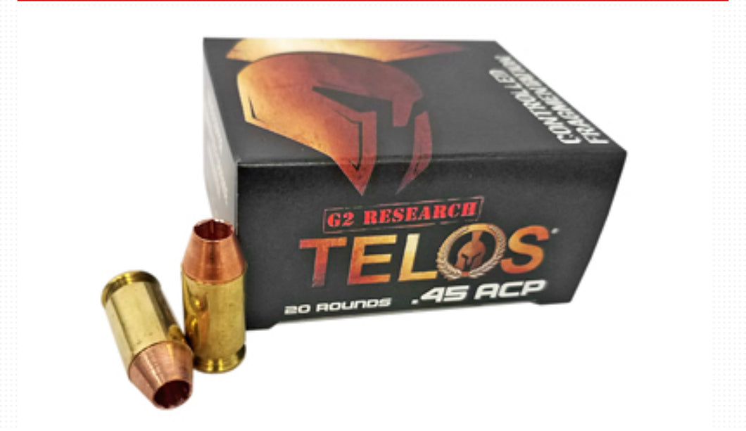 G2 Research, Telos, 45ACP 160 Grain