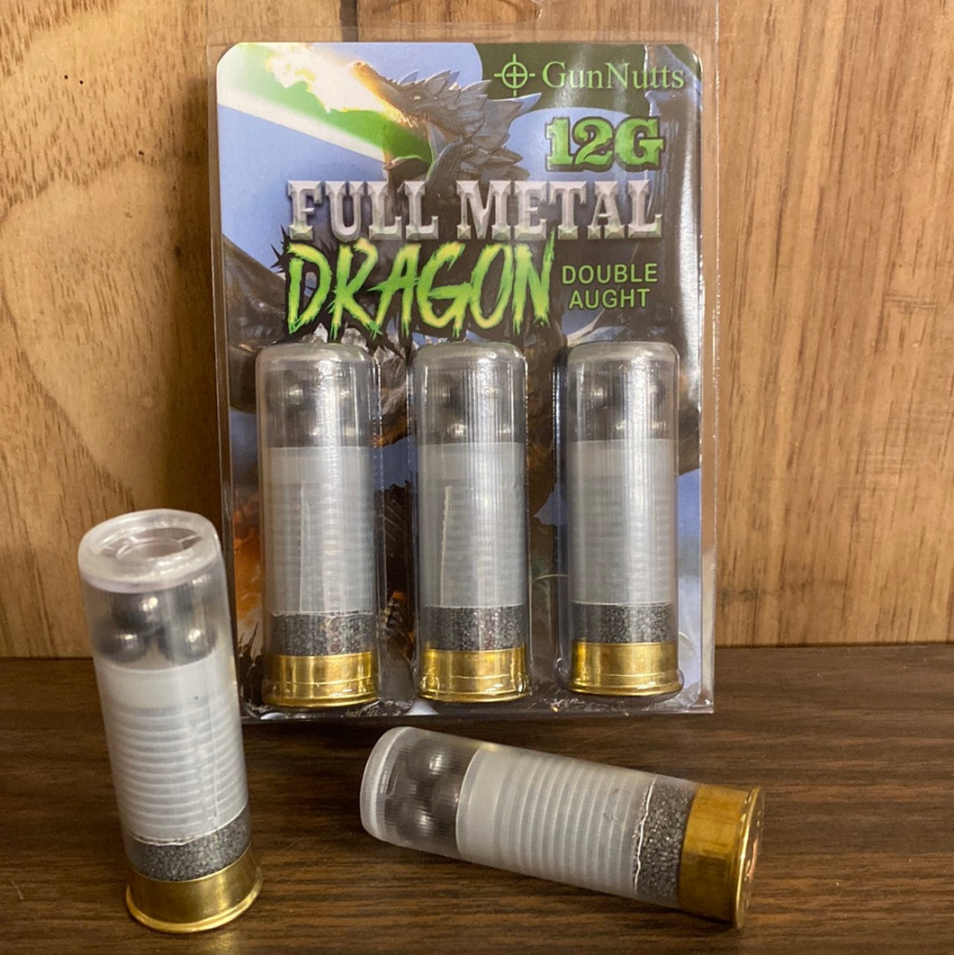 12 Gauge Full Metal Dragons Breath Double Aught