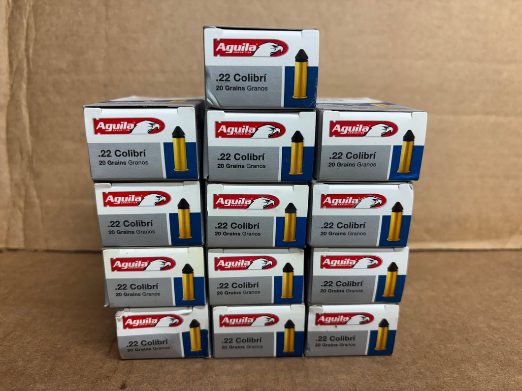 22 Aguila Colibri, 20 grain
