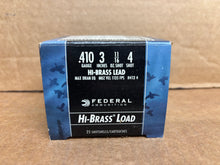 Load image into Gallery viewer, .410 4 Shot 3” Federal Hi-Brass
