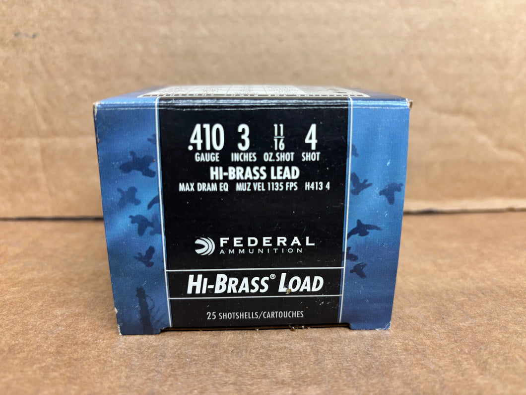 .410 4 Shot 3” Federal Hi-Brass