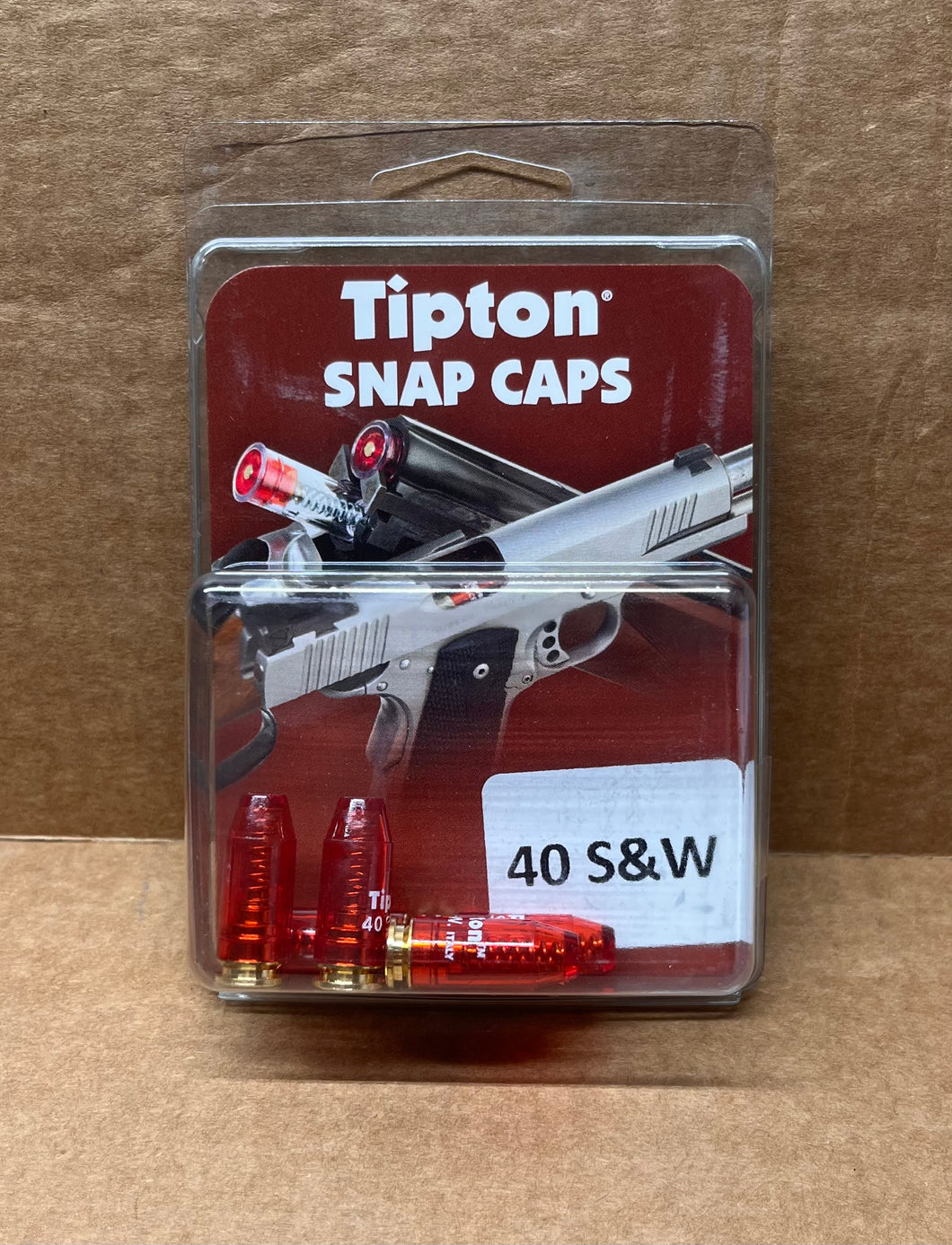 40 S&W Snap Caps Brass/Plastic 5pk