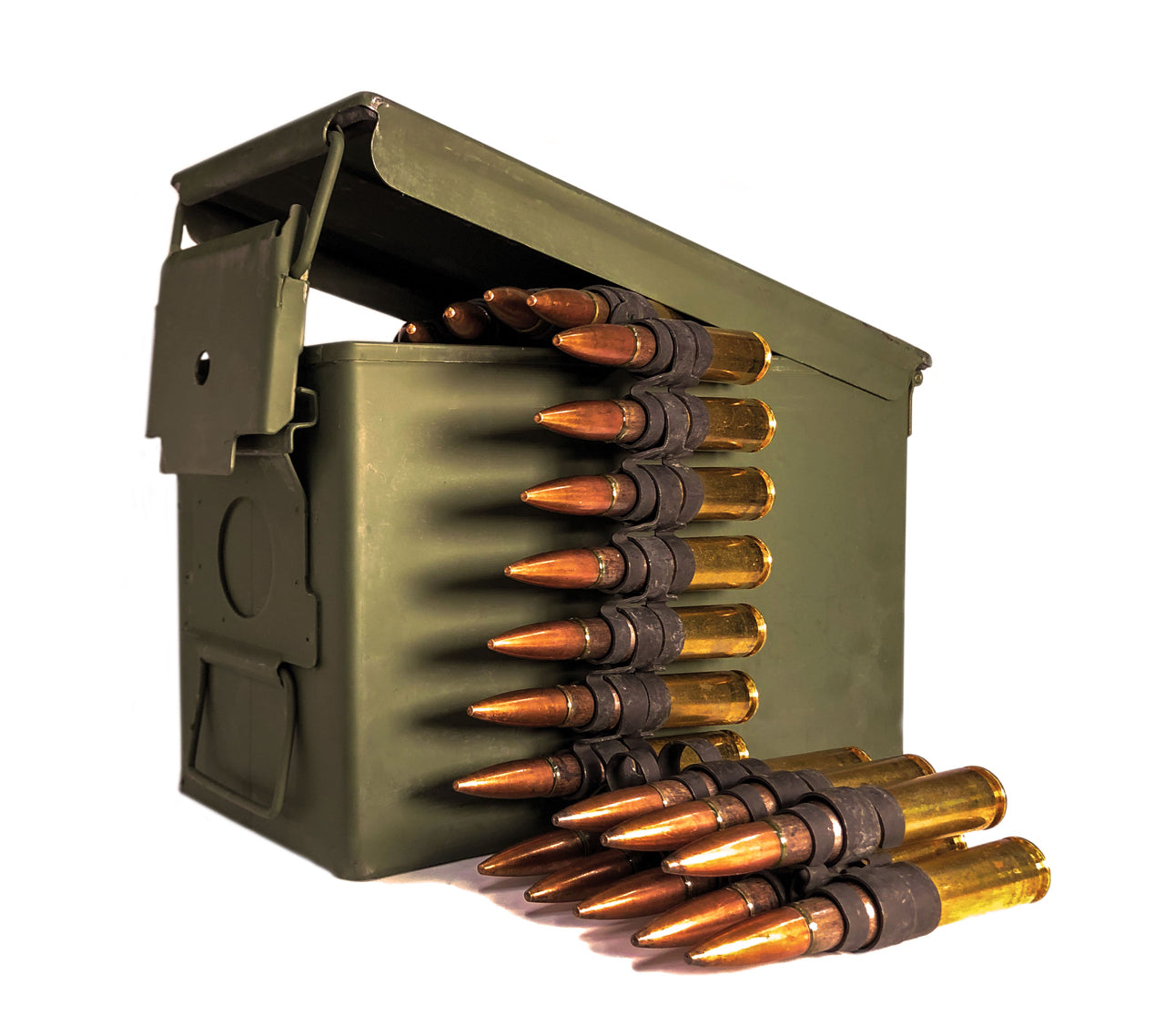 50 BMG M17 Tracer 643 Gr FMJ Linked-100 ct – Hickory Flat Boars