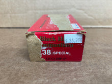 Load image into Gallery viewer, 38 Special 125 Grain JHP +P Black Hills
