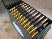 Load image into Gallery viewer, 50 BMG Linked PMC Target 660 Grain FMJ M33 Ball Ammo-100 Round Can
