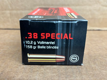 Load image into Gallery viewer, .38 Special Vollmantel FMJ 158 Grain
