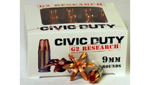 Load image into Gallery viewer, Civic Duty 9MM G2 Research, 94 Grain
