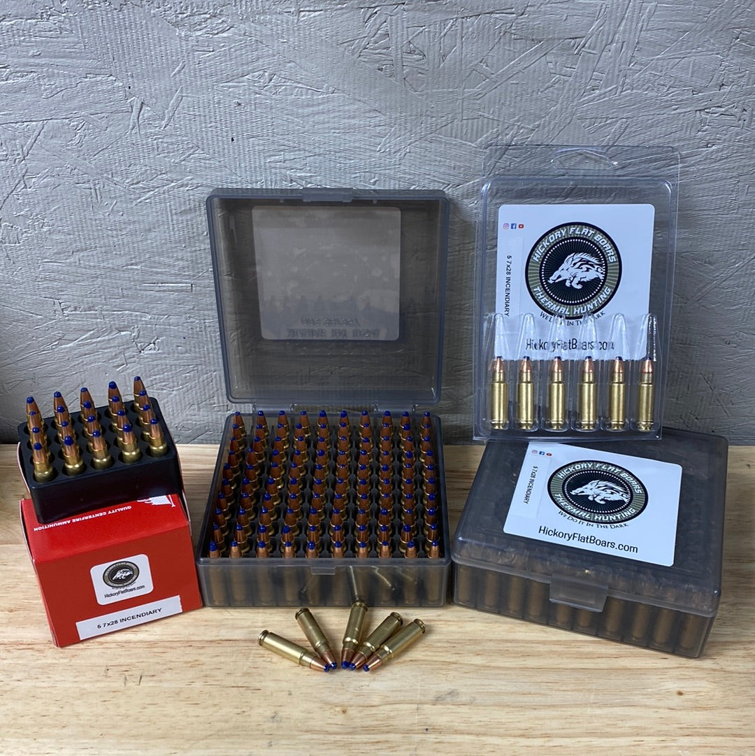 5.7X28MM INCENDIARY – Hickory Flat Boars